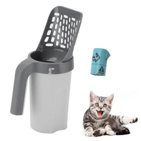 Pelle à Litière avec Support – Praticité, Hygiène et Rangement Intégré