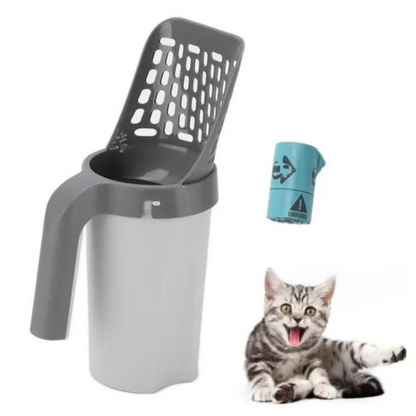 Pelle à Litière avec Support – Praticité, Hygiène et Rangement Intégré