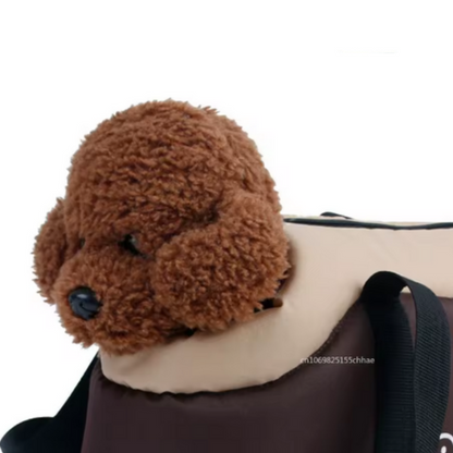 Sac de Transport pour Chien avec Bandoulière Portable, Confort Pliable et Facile à Transporter